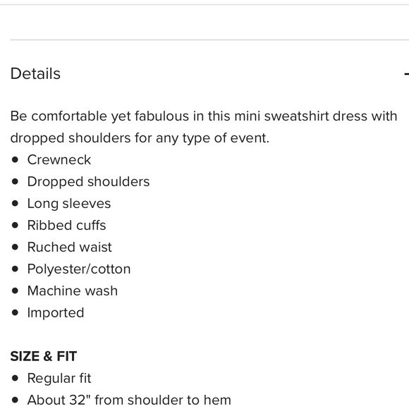 Missguided Sweatshirt Dress - Picture 5 of 5